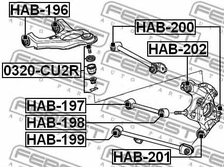 Купити Febest HAB200 – суперціна на EXIST.UA!