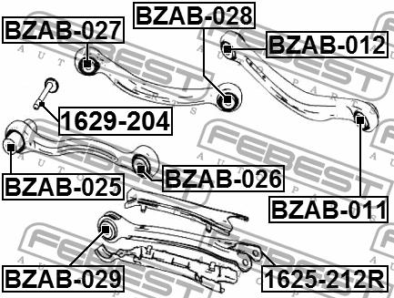 Febest Сайлентблок – цена 321 UAH