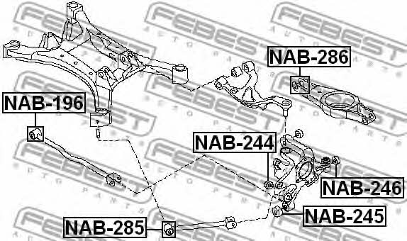 Купить Febest NAB286 – отличная цена на EXIST.UA!