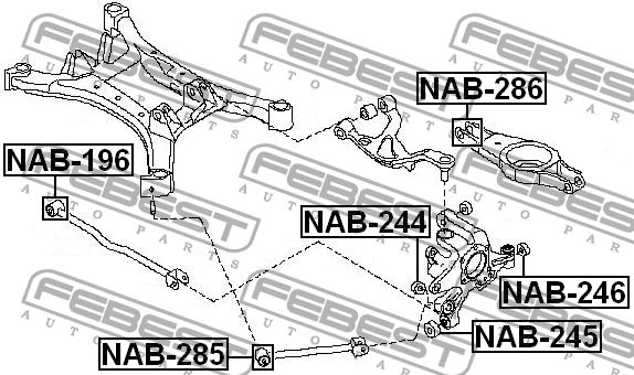Купить Febest NAB-286 по низкой цене в Украине!