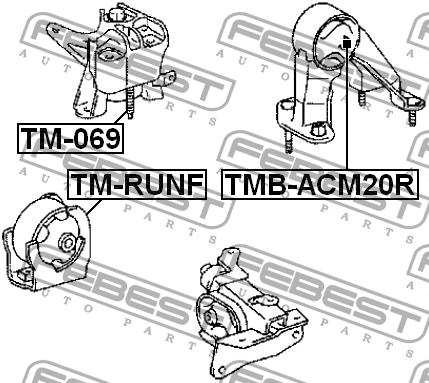 Купити Febest TMB-ACM20R за низькою ціною в Україні!