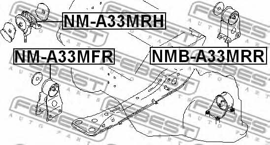 Купить Febest NMBA33MRR – отличная цена на EXIST.UA!