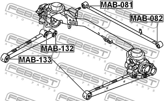 Купить Febest MAB132 – отличная цена на EXIST.UA!