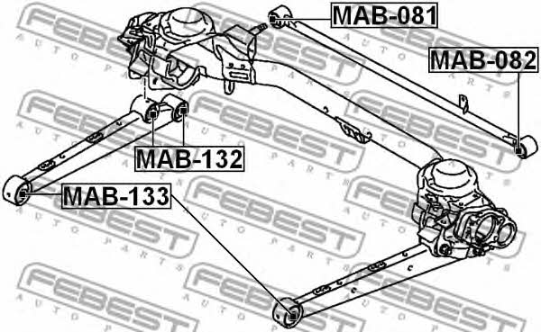 Купити Febest MAB133 – суперціна на EXIST.UA!