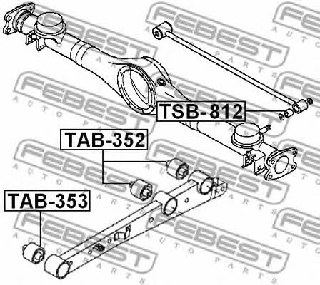 Купить Febest TAB-353 по низкой цене в Украине!