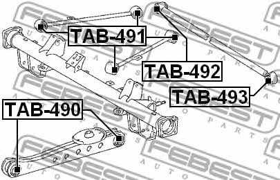 Купить Febest TAB491 – отличная цена на EXIST.UA!