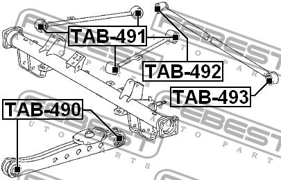 Купить Febest TAB-491 по низкой цене в Украине!