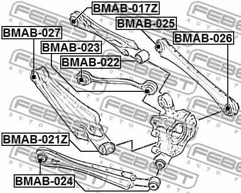 Febest Сайлентблок – цена 228 UAH