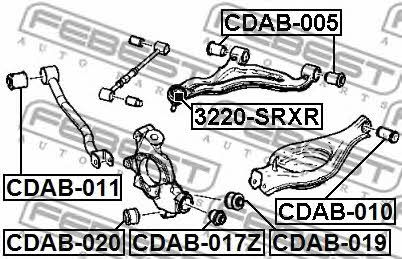 Сайлентблок Febest CDAB-011