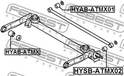 Купить Febest HYABATMX01 – отличная цена на EXIST.UA!