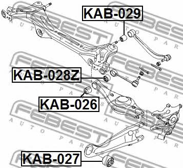 Купить Febest KAB-026 по низкой цене в Украине!