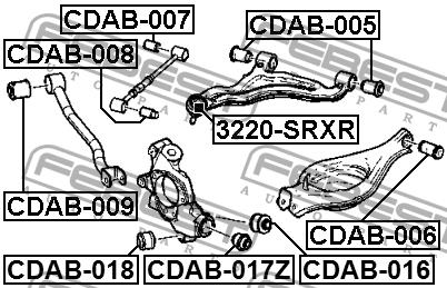 Купить Febest CDAB017Z – отличная цена на EXIST.UA!