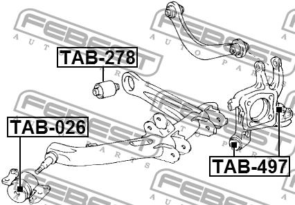 Купити Febest TAB-497 за низькою ціною в Україні!