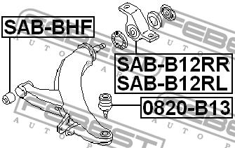 Купити Febest SAB-B12RL за низькою ціною в Україні!