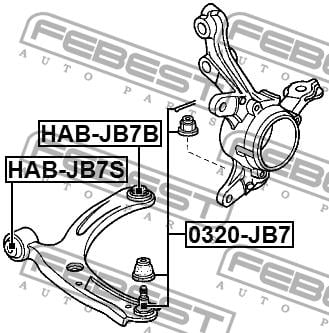 Купить Febest HAB-JB7B по низкой цене в Украине!