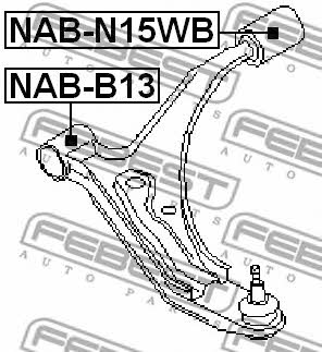 Купить Febest NABN15WB – отличная цена на EXIST.UA!
