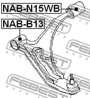 Купить Febest NAB-N15WB по низкой цене в Украине!