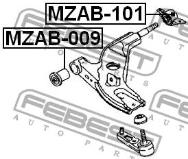 Купить Febest MZAB101 – отличная цена на EXIST.UA!