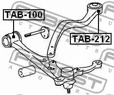 Сайлентблок переднего рычага задний Febest TAB-212