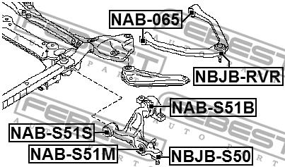 Купить Febest NAB-S51B по низкой цене в Украине!