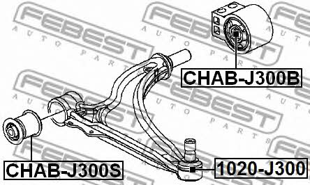 Купити Febest CHABJ300B – суперціна на EXIST.UA!