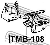 Подушка двигуна ліва Febest TMB-108
