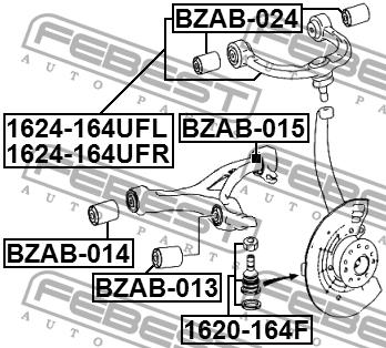 Febest Сайлентблок – цена 423 UAH
