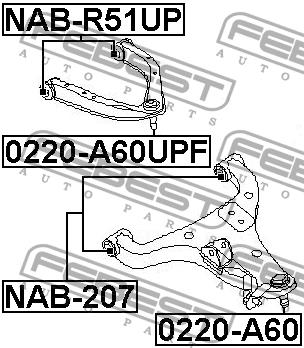 Купить Febest NAB-207 по низкой цене в Украине!