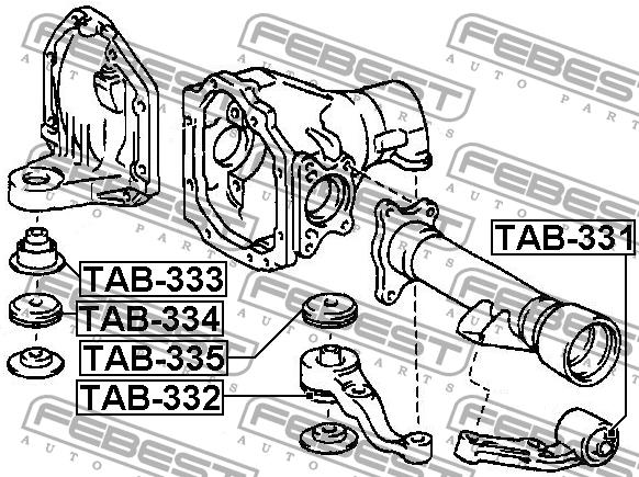 Купить Febest TAB-332 по низкой цене в Украине!