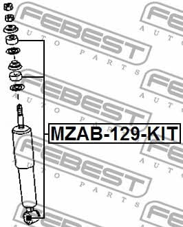 Купити Febest MZAB129KIT – суперціна на EXIST.UA!