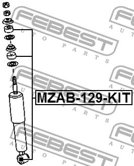 Купити Febest MZAB-129-KIT за низькою ціною в Україні!