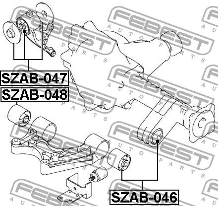 Купить Febest SZAB-048 по низкой цене в Украине!