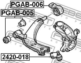 Купить Febest PGAB-006 по низкой цене в Украине!