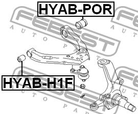 Купить Febest HYAB-H1F по низкой цене в Украине!