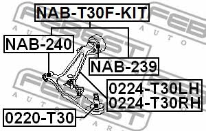 Купити Febest NABT30FKIT – суперціна на EXIST.UA!