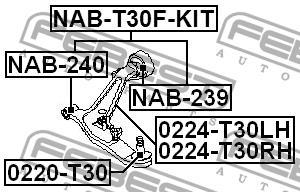 Купити Febest NAB-T30F-KIT за низькою ціною в Україні!