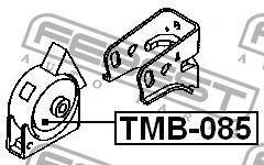 Подушка двигуна передня Febest TMB-085