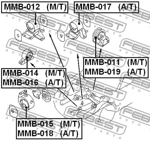 Купить Febest MMB-016 по низкой цене в Украине!