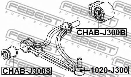 Купить Febest CHAB-J300S по низкой цене в Украине!