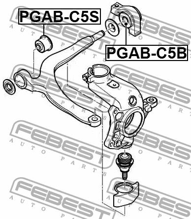 Купить Febest PGAB-C5S по низкой цене в Украине!