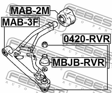 Купить Febest MAB3F – отличная цена на EXIST.UA!