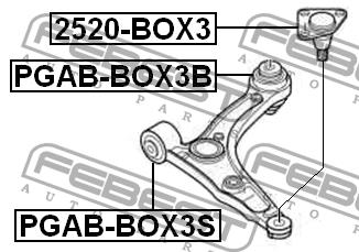 Купить Febest PGABBOX3S – отличная цена на EXIST.UA!