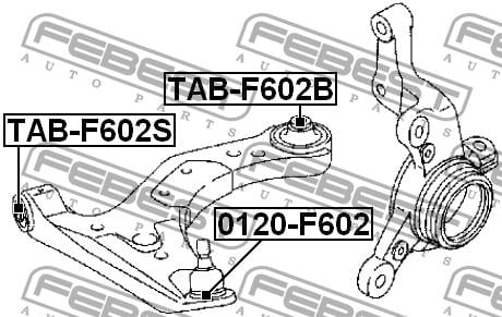 Купить Febest TAB-F602S по низкой цене в Украине!