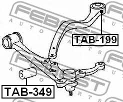 Сайлентблок переднього важеля передній Febest TAB-349