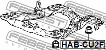 Купити Febest HABCU2F – суперціна на EXIST.UA!