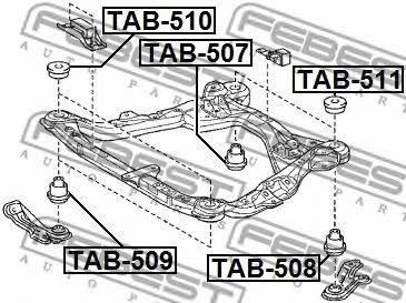 Купити Febest TAB510 – суперціна на EXIST.UA!