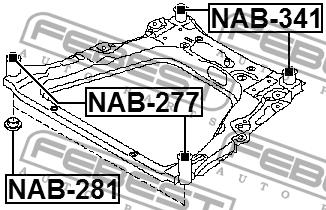 Купить Febest NAB-341 по низкой цене в Украине!