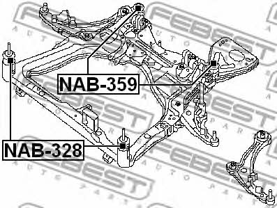 Купити Febest NAB359 – суперціна на EXIST.UA!