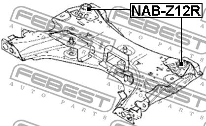 Купить Febest NABZ12R – отличная цена на EXIST.UA!