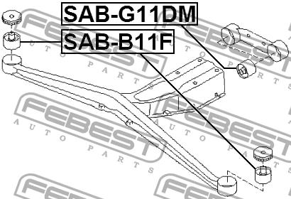 Купити Febest SAB-G11DM за низькою ціною в Україні!